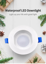 LED Downlight Recessed Lamp 6W 13W 20W Spot Light Home Decor Indoor Bathroom Living Room Outdoor Balcony IP65 Waterproof 220V