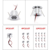 Spot Window display cabinet bar table 12V small spotlight 1W ceiling embedded ceiling Built-in led miniature mini downlight