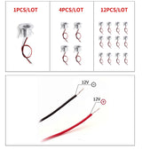 Spot Window display cabinet bar table 12V small spotlight 1W ceiling embedded ceiling Built-in led miniature mini downlight