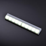 LED Motion Sensor 10 LEDs Lamp Cupboard Wardrobe Bed Lamp LED Wireless Under Cabinet Closet Night Light Battery Powered