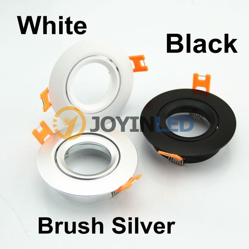 10pcs Black Color Aluminium Frame Whole Kit Recessed Downlights Fittings - LED Lights For Sale : Affordable LED Solutions : Wholesale Prices