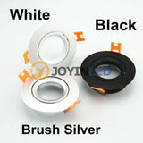 10pcs Black Color Aluminium Frame Whole Kit Recessed Downlights Fittings - LED Lights For Sale : Affordable LED Solutions : Wholesale Prices