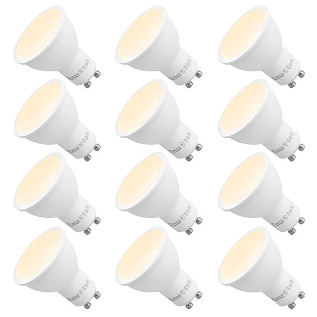 Dimmable Downlight 7W GU10 Track Lighting Bulbs 120° Wide Beam Angle Cool White 5000K 650Lm AC220~240V Trailing Edge Dimmable