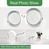 Kaguyahime 1pc/4pcs 5W 9W 12W 18W LED Panel Light 220V Spot Light Lamp Ultra Thin Recessed Downlight LED Indoor Lighting Kitchen