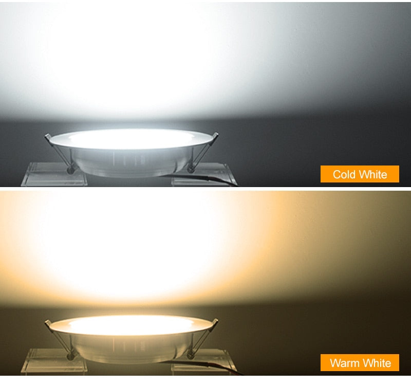 Kaguyahime 1pc/4pcs 5W 9W 12W 18W LED Panel Light 220V Spot Light Lamp Ultra Thin Recessed Downlight LED Indoor Lighting Kitchen