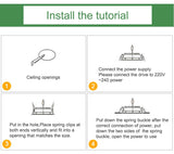 Kaguyahime 1pc/4pcs 5W 9W 12W 18W LED Panel Light 220V Spot Light Lamp Ultra Thin Recessed Downlight LED Indoor Lighting Kitchen