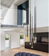 Led long downlight chandelier individual creativity modern dining room chandelier stair light kitchen chandelier bar Chandelier