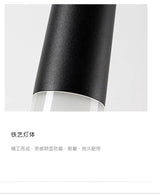 Led long downlight chandelier individual creativity modern dining room chandelier stair light kitchen chandelier bar Chandelier