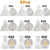 Dimmable 5pcs GU10 MR16 GU5.3 LED Spotlight 7W 220V 110V COB Light Bulb Super Bright Table Lamp Downlight Cool White Warm White