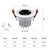 New Anti-glare LED Recessed Downlight Dimmable 7W 12W LED Ceiling Spot Light 3000K/4000K/6000K Angle Adjust Spot Lamp
