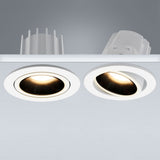 New Anti-glare LED Recessed Downlight Dimmable 7W 12W LED Ceiling Spot Light 3000K/4000K/6000K Angle Adjust Spot Lamp