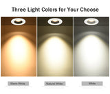 New Anti-glare LED Recessed Downlight Dimmable 7W 12W LED Ceiling Spot Light 3000K/4000K/6000K Angle Adjust Spot Lamp