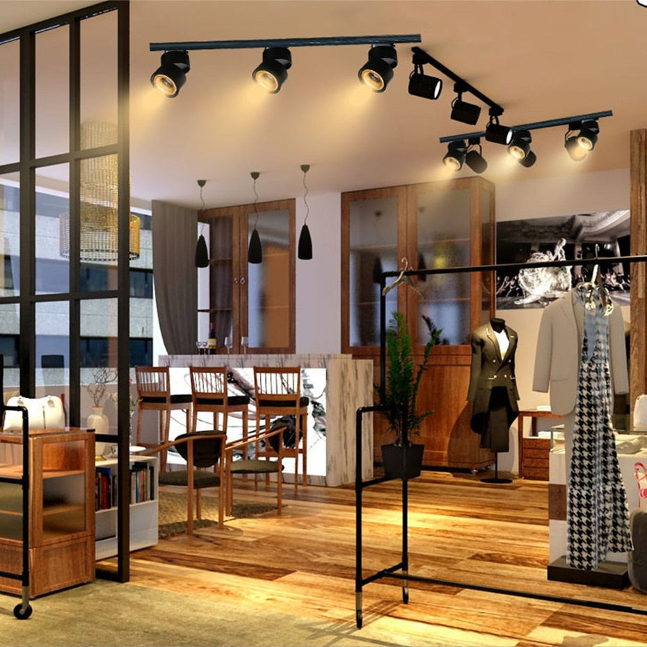 LED Surface Ceiling Light 7W 12W 15W Ceiling Lamp 220V 110V ,Foldable and  Rotatable COB Spot light for Home Decor