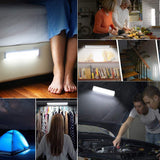 PIR Motion Sensor LED Light USB Wireless LED Kitchen/Wall Lamp 3 Mode Brightness Level 30 LED Closet/Wardrobe/Under Cabinet Light