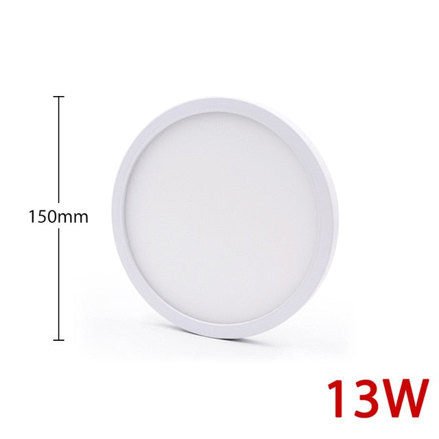 Surface Mount Flush Ultra Thin 6W 9W 13W 18W 24W 36W 48W LED Ceiling light lamp AC85-265V lampada LED Panel Light for Bedroom