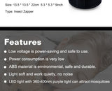 Electric Mosquito Killer Lamp Radiationless Mosquito Killer Photocatalysis Mute Home LED Bug Zapper Insect Trap Anti Mosquito
