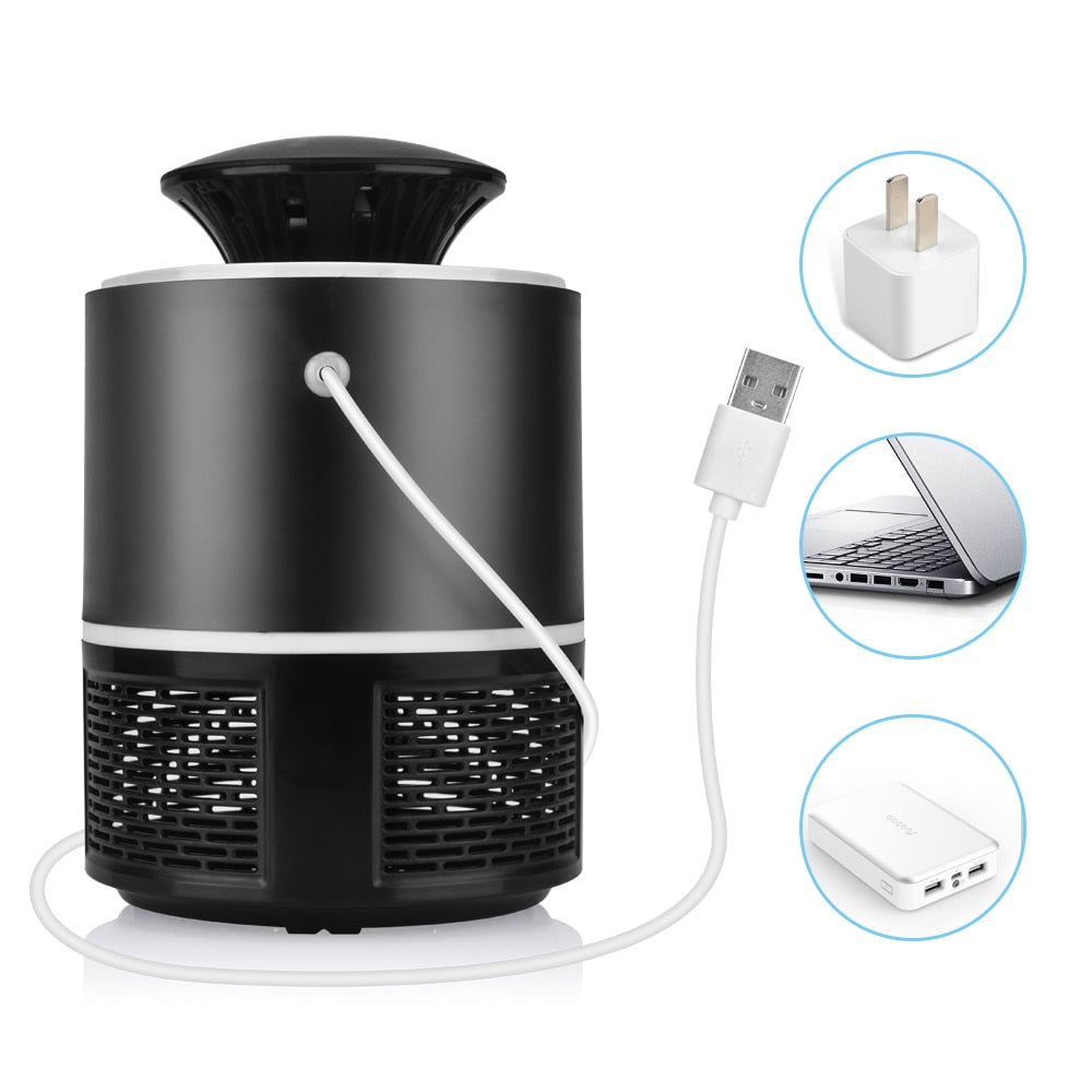 Electric Mosquito Killer Lamp Radiationless Mosquito Killer Photocatalysis Mute Home LED Bug Zapper Insect Trap Anti Mosquito