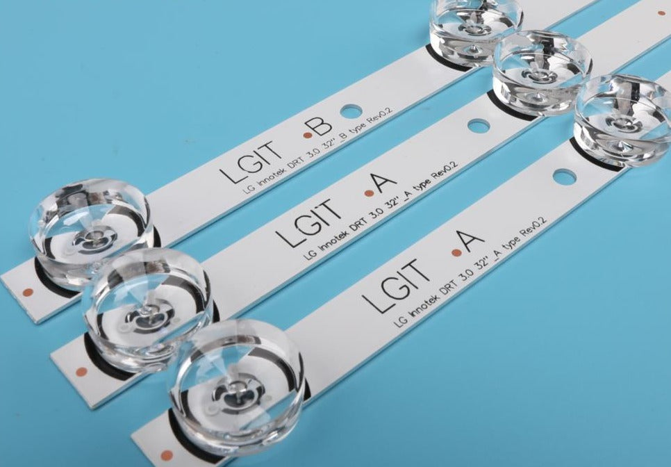 New LED 3 PCS*6LED 590mm backlight strip bar compatible for LG 32LB561V UOT A B 32 INCH DRT 3.0 32 A B 6916l-2223A 6916l-2224A