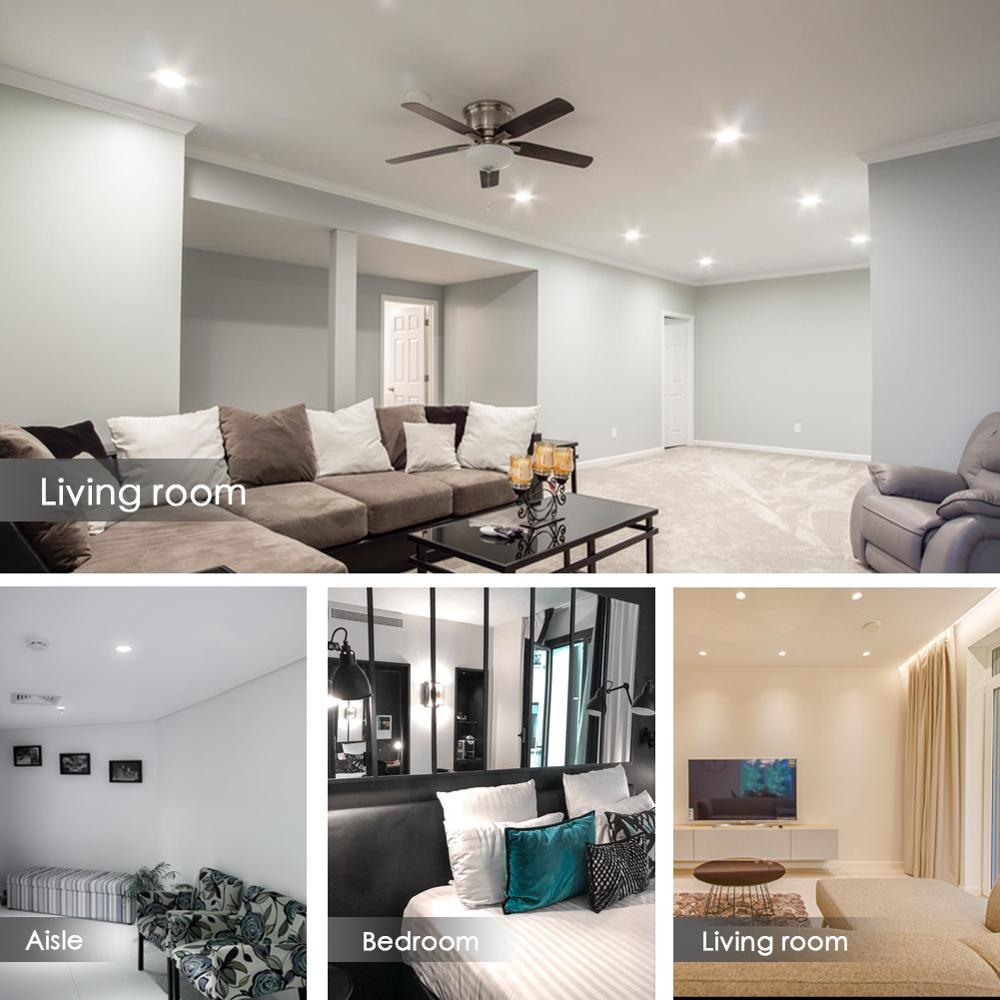 LED Downlight 3W 5W 7W 9W 12W 15W Round Recessed Lamp 220V 230V 240V 110V Home Decor Bedroom Kitchen Indoor Spot Lighting