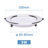 LED Downlight 3W 5W 7W 9W 12W 15W Round Recessed Lamp 220V 230V 240V 110V Home Decor Bedroom Kitchen Indoor Spot Lighting