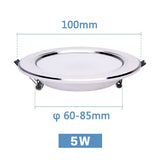 LED Downlight 3W 5W 7W 9W 12W 15W Round Recessed Lamp 220V 230V 240V 110V Home Decor Bedroom Kitchen Indoor Spot Lighting