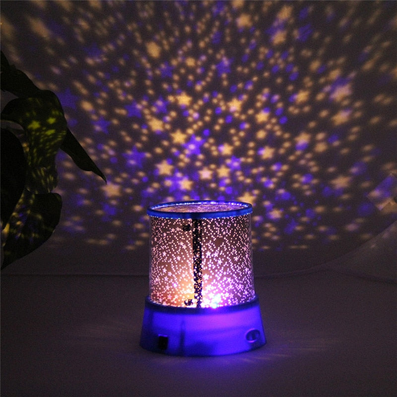 LED Night Light Projector Star Moon Sky Rotating Sleep Romantic LED USB Projection Lamp for Children Baby Bedroom Gifts
