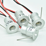 IP65 1W 12V Mini LED Downlight Dimmable Outdoor Spotlight Stair Cabinet Light Black White Silver Shell Spot Lighting Sauna