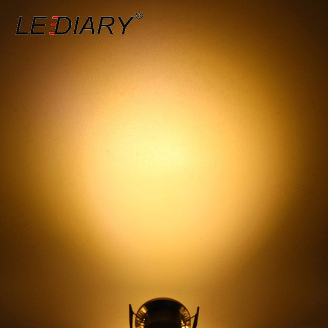 LEDIARY IP44 Waterproof Mini Spot LED Silvery 110V-220V 3W Ceiling Recessed Downlight 27mm Cut Hole Outdoor Proof Balcony Use