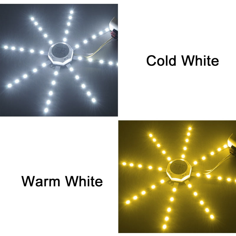 Led Downlight 12W 16W 20W 24W Accessory Octopus Magnetic plate Ring Light Led Lamp 220V For Ceiling Lamp Absorb dome Replace