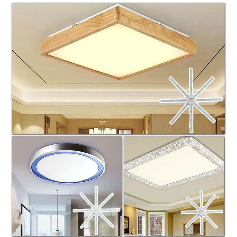 Led Downlight 12W 16W 20W 24W Accessory Octopus Magnetic plate Ring Light Led Lamp 220V For Ceiling Lamp Absorb dome Replace