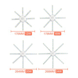 Led Downlight 12W 16W 20W 24W Accessory Octopus Magnetic plate Ring Light Led Lamp 220V For Ceiling Lamp Absorb dome Replace