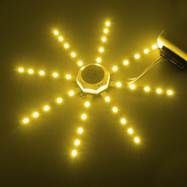 Led Downlight 12W 16W 20W 24W Accessory Octopus Magnetic plate Ring Light Led Lamp 220V For Ceiling Lamp Absorb dome Replace