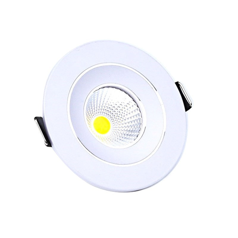 Changeable Led Downlight Mini 5w COB Ceiling Recessed Light 12v 3 Color Change Warm Nature Cool White Energy Saving Spot light