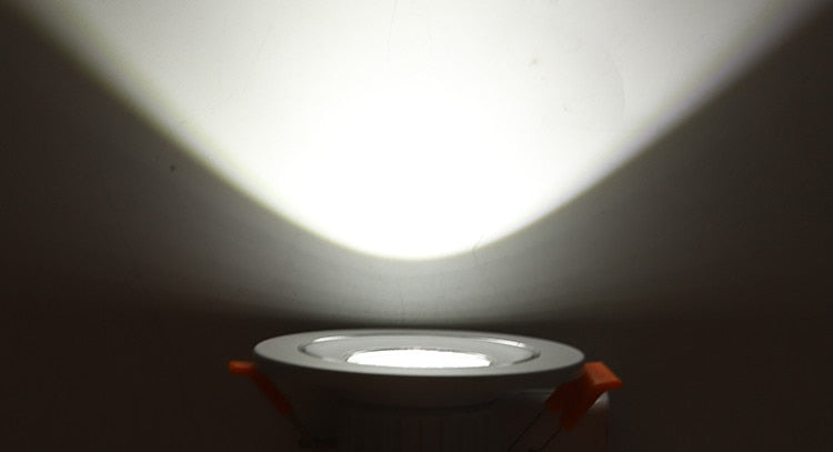 Changeable Led Downlight Mini 5w COB Ceiling Recessed Light 12v 3 Color Change Warm Nature Cool White Energy Saving Spot light