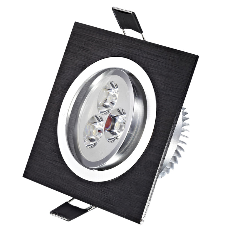 LED Square Down Lights 3W 5W 7W Recessed Dimmable Downlights 110V 220V Spot Indoor Ceiling Home Lighting