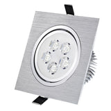 LED Square Down Lights 3W 5W 7W Recessed Dimmable Downlights 110V 220V Spot Indoor Ceiling Home Lighting