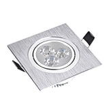 LED Square Down Lights 3W 5W 7W Recessed Dimmable Downlights 110V 220V Spot Indoor Ceiling Home Lighting