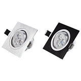 LED Square Down Lights 3W 5W 7W Recessed Dimmable Downlights 110V 220V Spot Indoor Ceiling Home Lighting