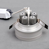 Round Warm White/White LED Crystal Downlight 1W 3W 5W 7W LED Ceiling Recessed Surface Mounted Spot Light for Home Decoration