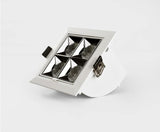 Square Folding Recessed Dimmable COB LED Downlights 12W LED Ceiling Spot Lights Warm Cold White Background Lamps Indoor Lighting