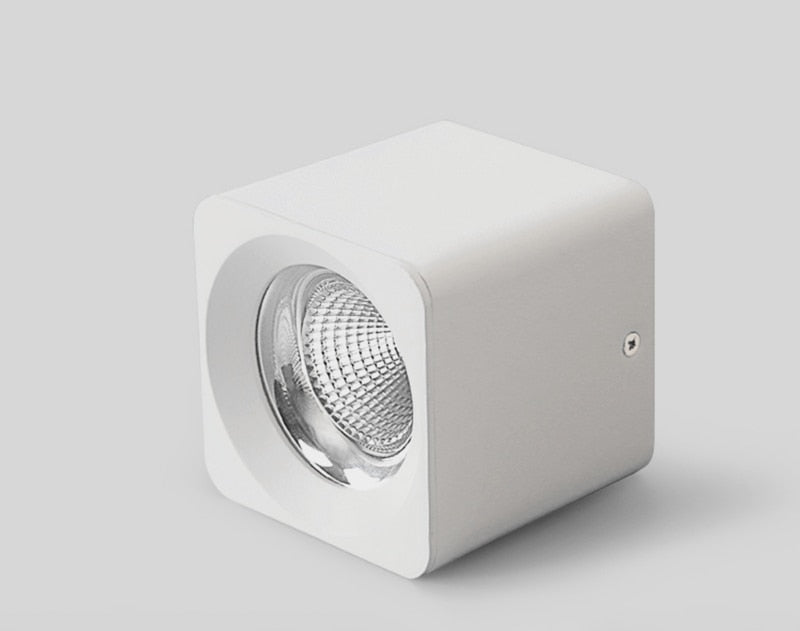 Square Dimmable COB LED Downlights 7W 9W 12W LED Ceiling Spot lights AC85~265V LED Ceiling Lamps Warm/Cold White Indoor Lighting