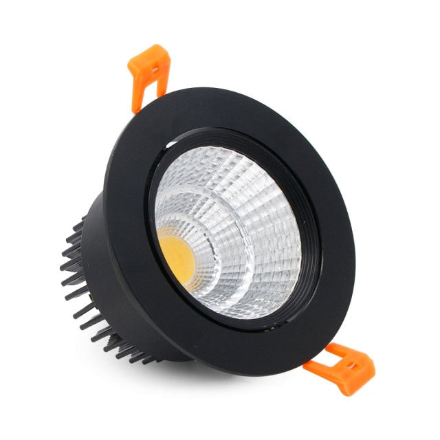 DBF Super Bright Epistar COB LED Recessed Downlight 5W 9W 12W Warm White/Natural White/Cold White LED Ceiling Spot Light AC220V