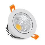 DBF Super Bright Epistar COB LED Recessed Downlight 5W 9W 12W Warm White/Natural White/Cold White LED Ceiling Spot Light AC220V