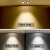 DBF 360 Angle Adjust LED Recessed Downlight 10W 14W 20W 24W LED Ceiling Spot Light 3000K/4000K/6000K Black/White Housing Light