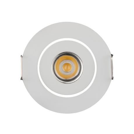 Factory Dimmable LED Mini Spot Recessed Ceiling Downlight 3W White Black Silver Gold Cabinet Lamp Include Driver