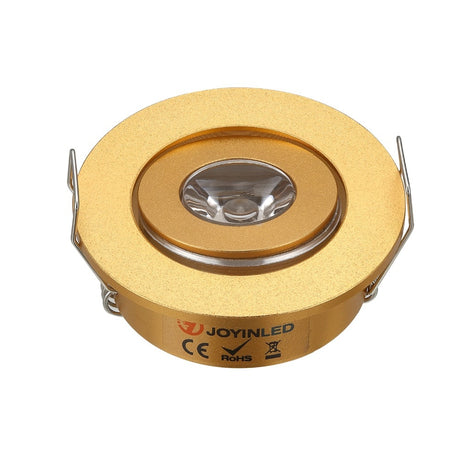 Factory Dimmable LED Mini Spot Recessed Ceiling Downlight 3W White Black Silver Gold Cabinet Lamp Include Driver