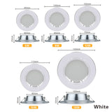 LED Downlight 5W 9W 12W 15W 18W Recessed Round LED Ceiling Lamp AC 220V 230V 240V Indoor Lighting Warm White Cold White