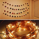 Photo Clip USB LED String Lights Fairy Lights Outdoor Battery Operated Garland Christmas Decoration Party Wedding Xmas