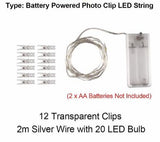 Photo Clip USB LED String Lights Fairy Lights Outdoor Battery Operated Garland Christmas Decoration Party Wedding Xmas