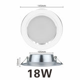 Led Downlight 5W 9W 12W 15W 18W AC 220V 230V 240V LED Ceiling bathroom Lamps living room light Home Indoor Lighting